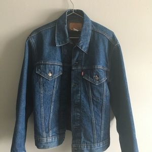 Levi’s Vintage Jean Jacket Blanket Lined Sz 40